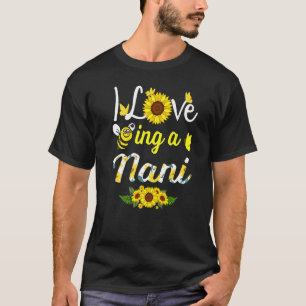 T-shirt J'Aime Être Une Mère De Fleur De Soleil Nani Grand