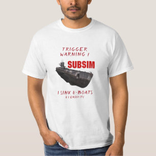 T-shirt J'aime faire couler des U-Boats