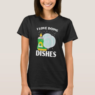T-shirt J'Aime Faire Les Plats Vaisselle Profession Dis