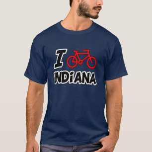 T-shirt J'aime faire un cycle l'Indiana