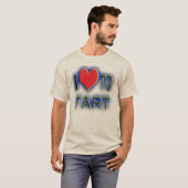 T-shirt J'aime fart. (Devant entier)