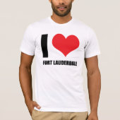 T-shirt J'aime Fort Lauderdale (Devant)