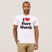 T-shirt J'aime Fort Worth (Devant entier)