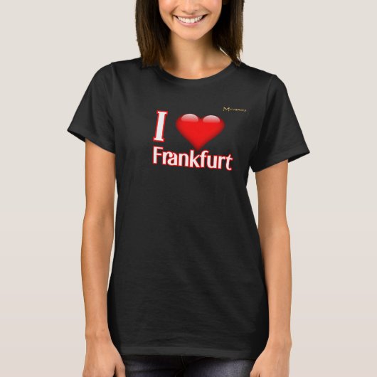 T-shirt J'aime Francfort (Devant)