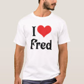 T-shirt J'aime Fred (Devant)