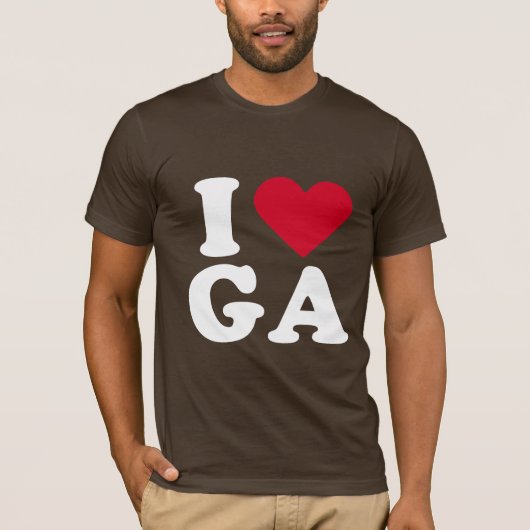 T-SHIRT J'AIME GA (Devant)