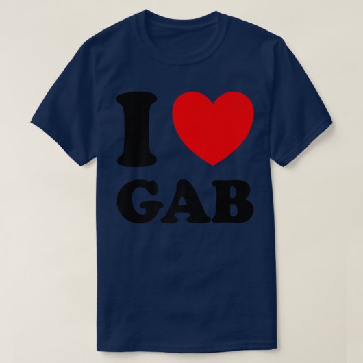 T-shirt J'aime Gab (Design devant)