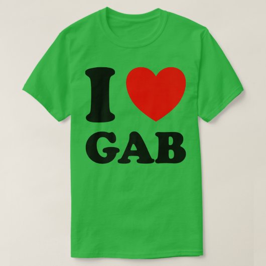 T-shirt J'aime Gab (Design devant)