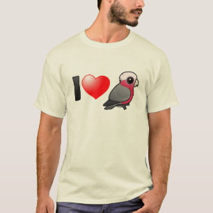 T-shirt J'aime Galahs (la crête vers le bas)