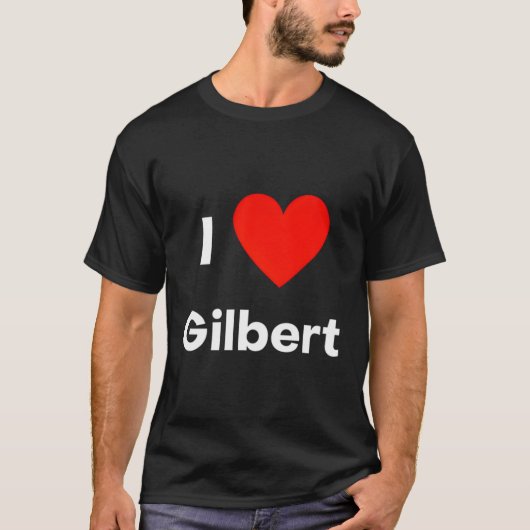 T-shirt J'aime Gilbert (Devant)