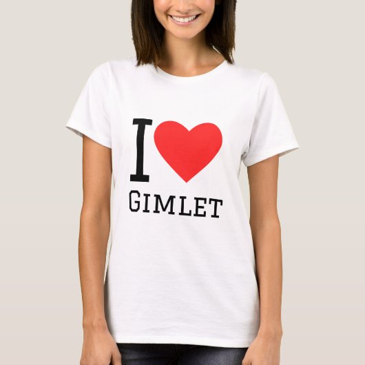 T-shirt J'aime gimlet (Devant)