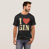 T-shirt J'Aime Gin (Devant entier)