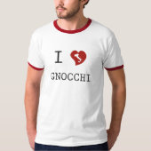 T-shirt J'aime Gnocchi (Devant)