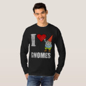 T-shirt J'aime Gnomes Garden Gnome (Devant entier)