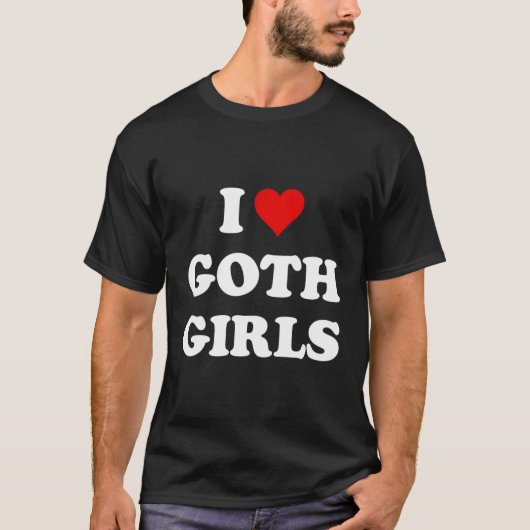 T-shirt J'aime Goth (Devant)
