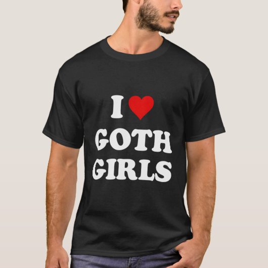 T-shirt J'aime Goth (Devant)