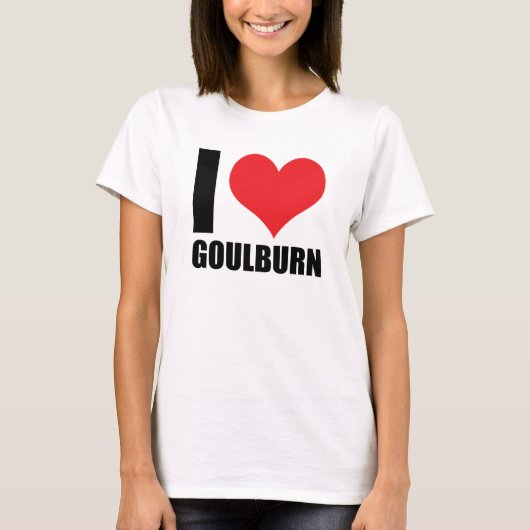 T-shirt J'aime Goulburn (Devant)