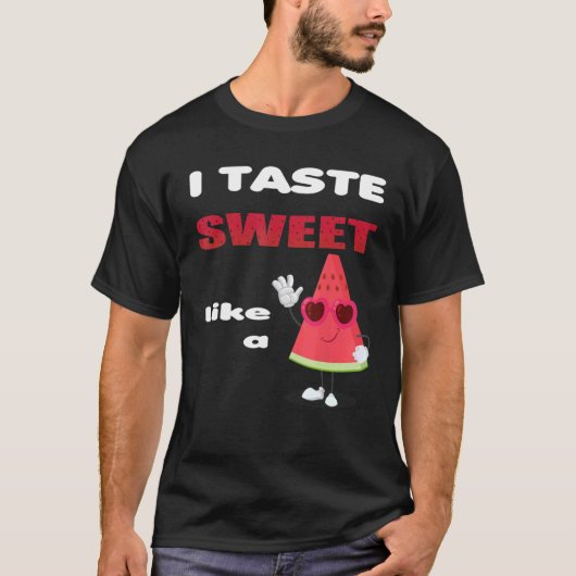 T-shirt J'Aime Goûter Doux Comme Pastèque Mignonne Pour (Devant)