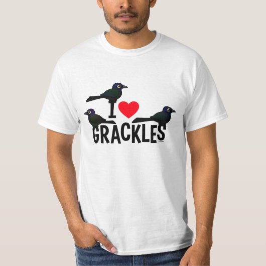 T-shirt J'aime Grackles (Devant)