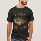 T-shirt J'Aime Gros 'Buts Halibut Pêche Halibut (Devant)