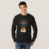T-shirt J'Aime Gros Corgi mignon Butt Corgi Chien (Devant entier)