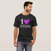 T-shirt J'aime Guelph Canada (Devant entier)