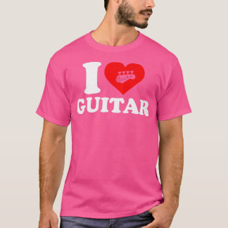 T-shirt J'aime guitare Funny Bass Guitar646