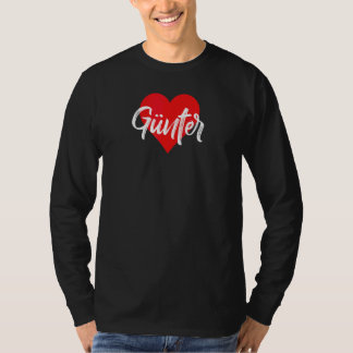 T-shirt J'aime Günter prénom Amour Cœur
