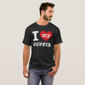 T-shirt J'aime Guppie (Devant entier)