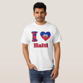 T-shirt J'aime Haïti (Devant entier)