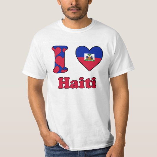 T-shirt J'aime Haïti (Devant)
