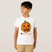 T-SHIRT J'AIME HALLOWEEN (Devant entier)
