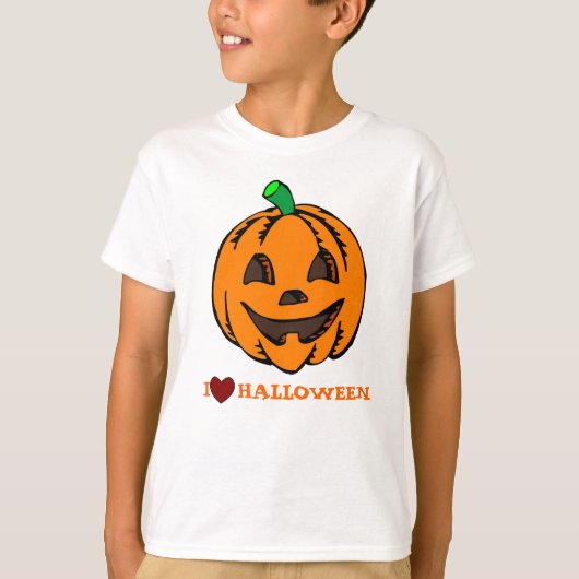T-SHIRT J'AIME HALLOWEEN (Devant)