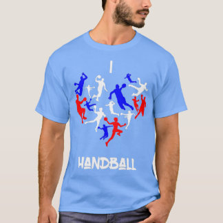 T-shirt J'aime handball cadeau idée 4