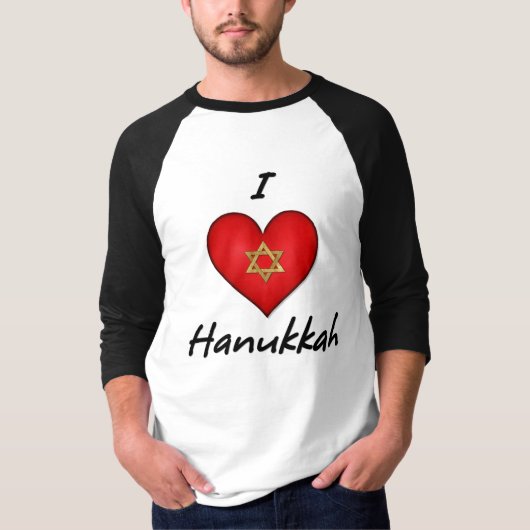 T-shirt J'aime Hanoukka (Devant)