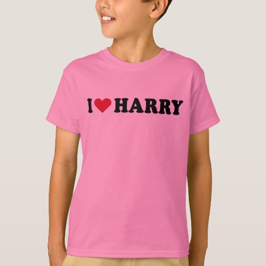T-SHIRT J'AIME HARRY (Devant)