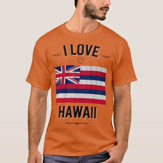 T-shirt J'aime Hawaii (Devant)