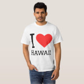 T-shirt J'aime Hawaii (Devant entier)
