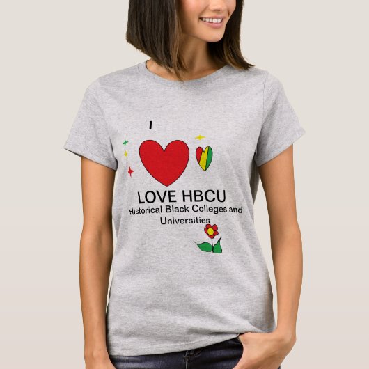 T-shirt J'aime HBCU (Devant)