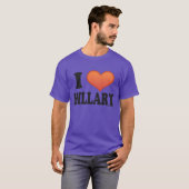 T-shirt J'aime Hillary (Devant entier)