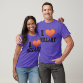 T-shirt J'aime Hillary (Unisexe)