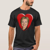 T-shirt J'aime Hillary (Devant)