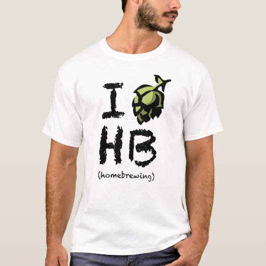 T-shirt J'aime Homebrewing (Devant)