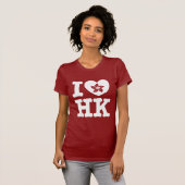 T-shirt J'aime Hong Kong (Devant entier)