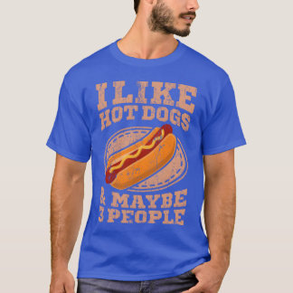 T-shirt J'aime Hot Dogs Hot Dog Mating Concours Hot Dog gi