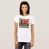T-shirt J'aime Houston (Devant entier)