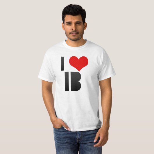 T-shirt J'aime IB (Devant entier)