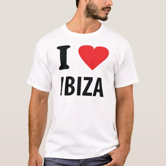 T-shirt J'aime Ibiza (Devant)