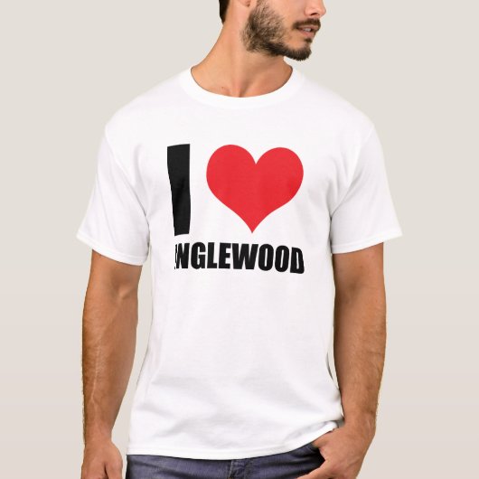 T-shirt J'aime Inglewood (Devant)