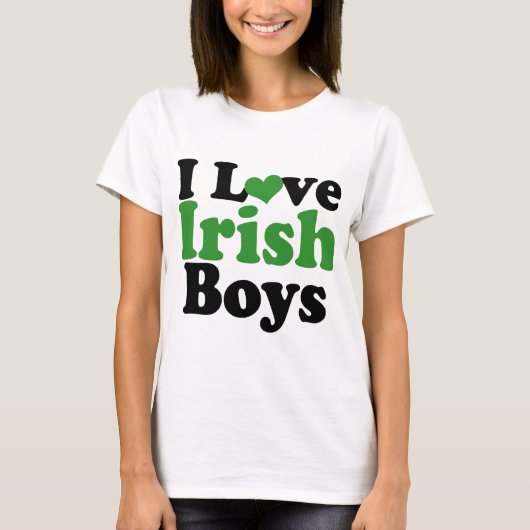 T-shirt J'aime Irish Boys (Devant)